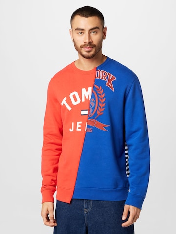 Tommy Jeans Sweatshirt in Rot: predná strana