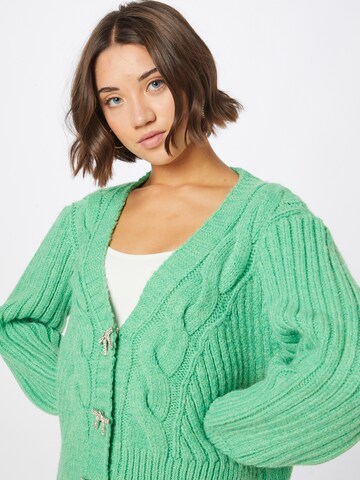 River Island Knit Cardigan in Green