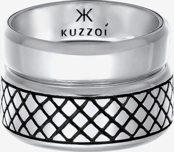 KUZZOI Ring Bandring, Ring Set in Schwarz