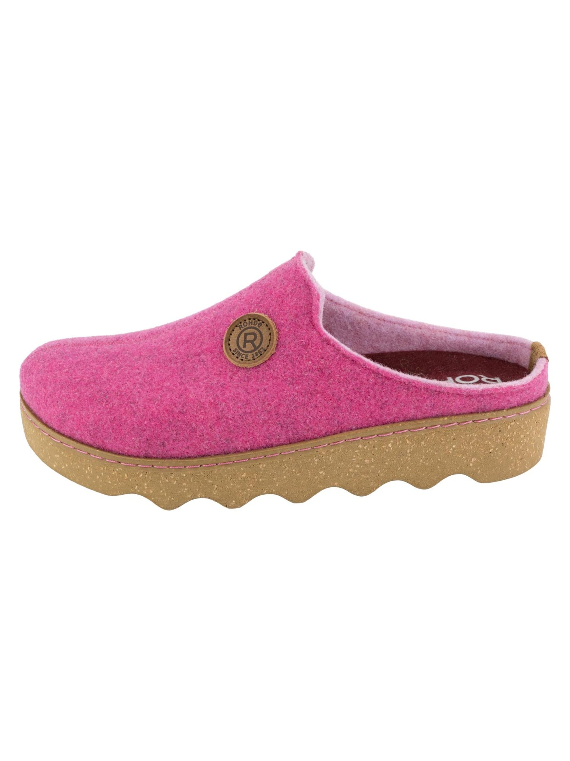 ROHDE Clogs 'Foggia-D' in Pink: front