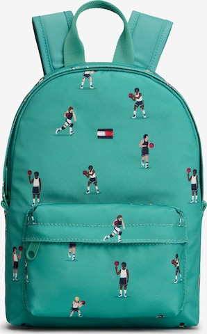 TOMMY HILFIGER Backpack 'ESSENTIAL' in Green: front