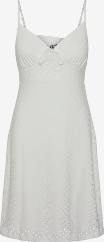 PIECES فستان 'LUCA' بلون أبيض: الأمام