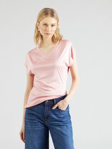 COMMA Shirt in Roze: voorkant