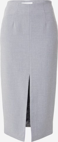 ABOUT YOU x Iconic by Tatiana Kucharova Skirt 'Kasha' in Grey: front