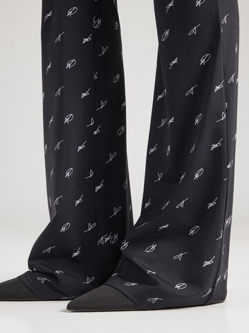 évasé Leggings Moschino Jeans en noir