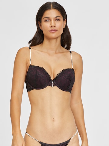 LASCANA Push-up Bra in Black: front