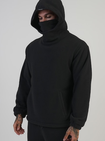 SikSilk Sweatshirt 'Polar Fleece Hoodie'‌‌‌‌‌‌‌ in Schwarz