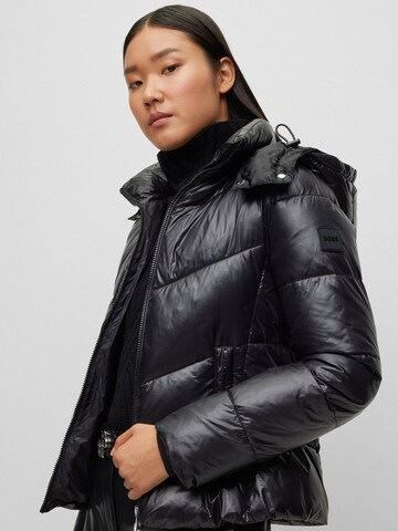 Veste mi-saison 'Pepule3' BOSS en noir