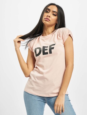DEF Shirt in Roze: voorkant