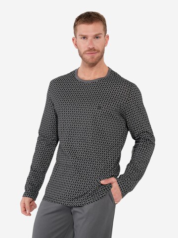 Pyjama long ' Waldorf Long Sleepwear ' HOM en gris : devant