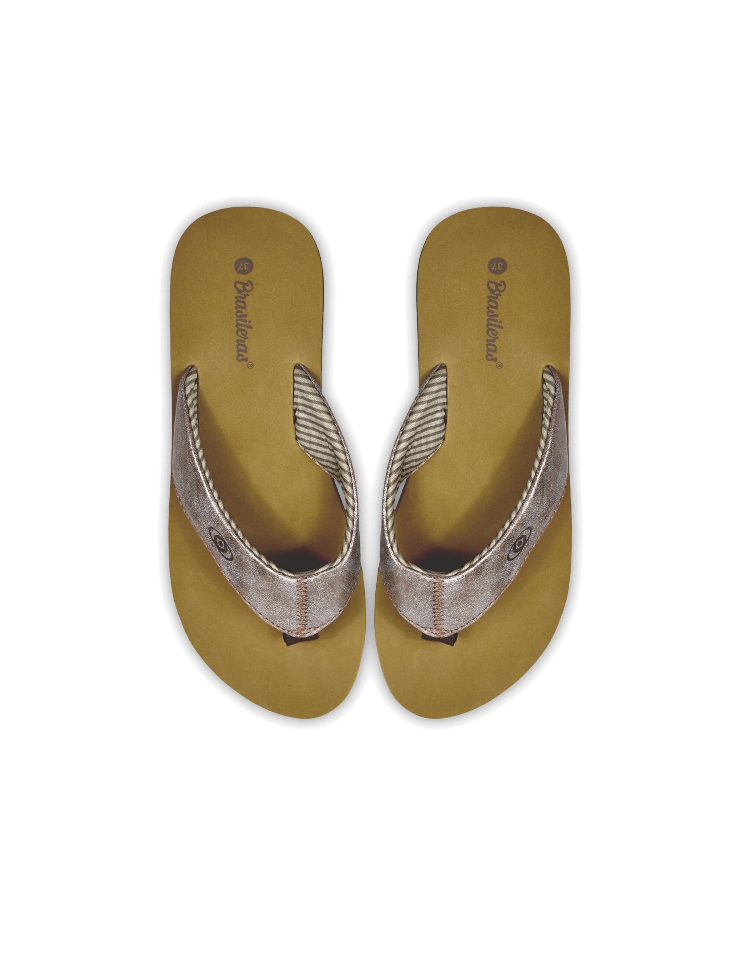 Brasileras - Sandalias de dedo 'Dan' en marrón