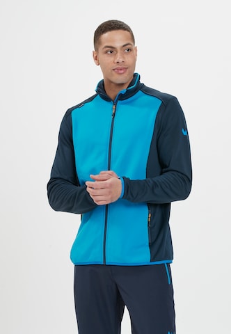 Whistler Athletic Fleece Jacket 'Fred' in Blue: front