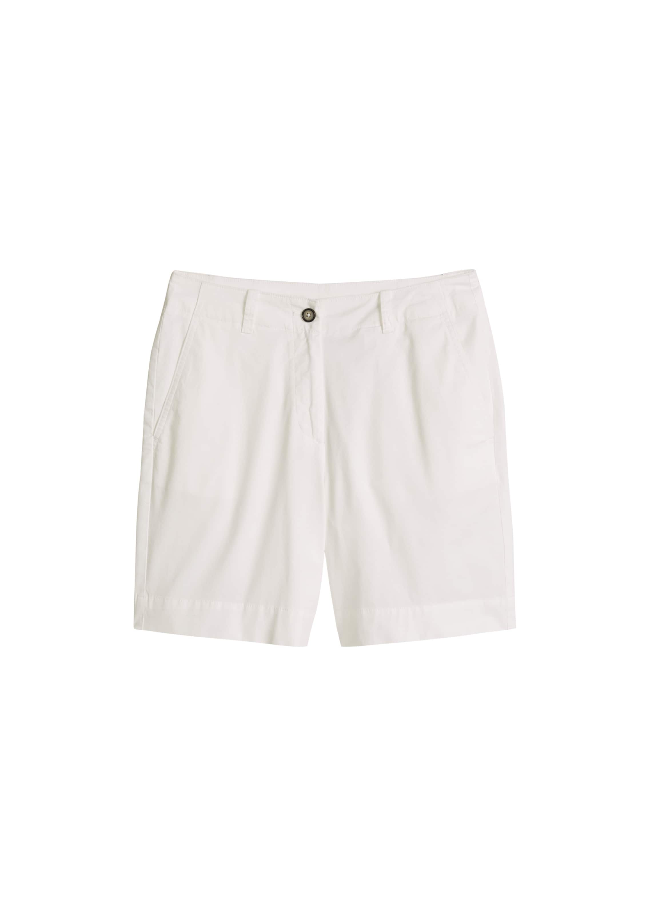 Marc O'Polo Shorts 'Lande' in Weiß: Vorderseite