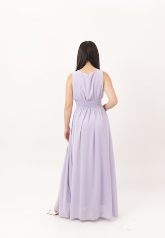 Elara Evening dress in Purple
