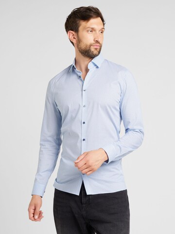 OLYMP Slim Fit Hemd in Blau: Vorderseite