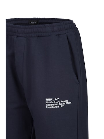 REPLAY Regular Broek 'NOP' in Blauw