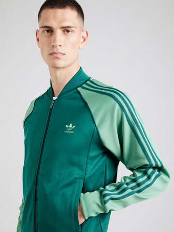 Giacca di felpa 'Adicolor Classics Sst' di ADIDAS ORIGINALS in verde