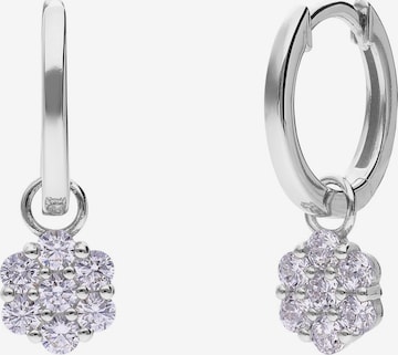 Boucles d'oreilles 'Chic' Lucardi en argent : devant