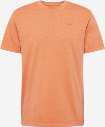 Pepe Jeans - Camisa 'Jacko' em laranja: frente