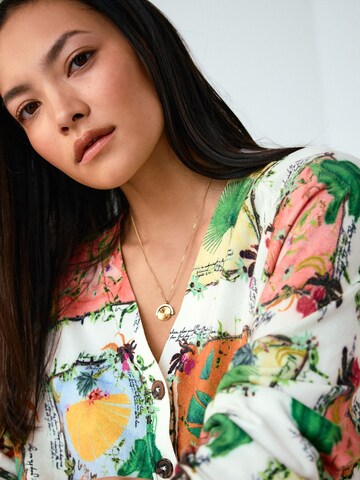 Next Gebreid vest in Wit