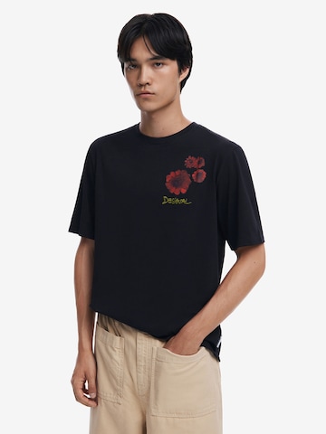 Desigual Μπλουζάκι σε μαύρο: μπροστά