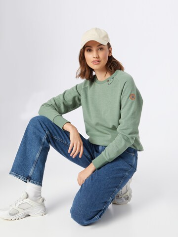 Ragwear Sweatshirt 'FLORA' in Green