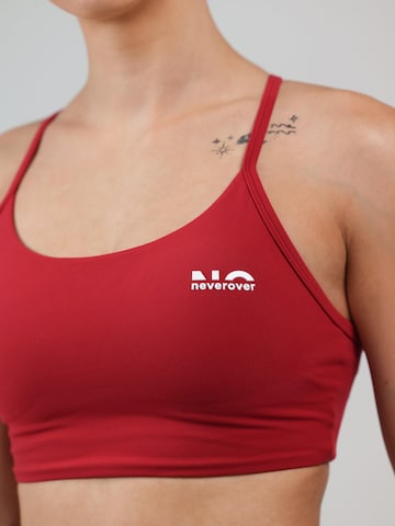 neverover - Bustier Sujetador deportivo 'Nova' en rojo