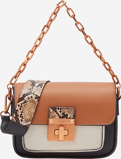 ALDO Olkalaukku 'CELESTICA' värissä ecru / ruskea / musta, Tuotenäkymä