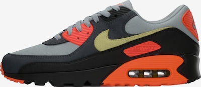 Sportbačiai be auliuko 'AIR MAX 90' iš Nike Sportswear, spalva – citrinos spalva / pilka / antracito spalva / juoda, Prekių apžvalga
