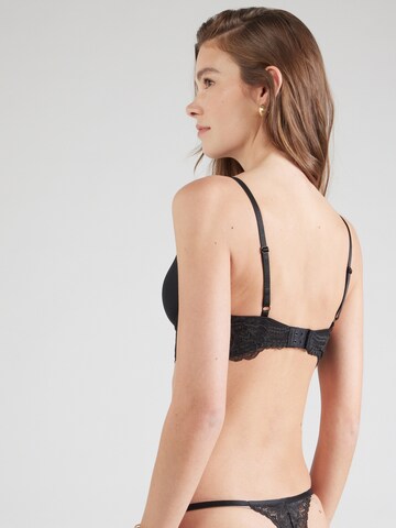 Hunkemöller Push-up Nedrček | črna barva