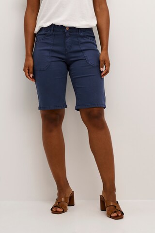 Cream Regular Shorts 'Ann' in Blau: predná strana