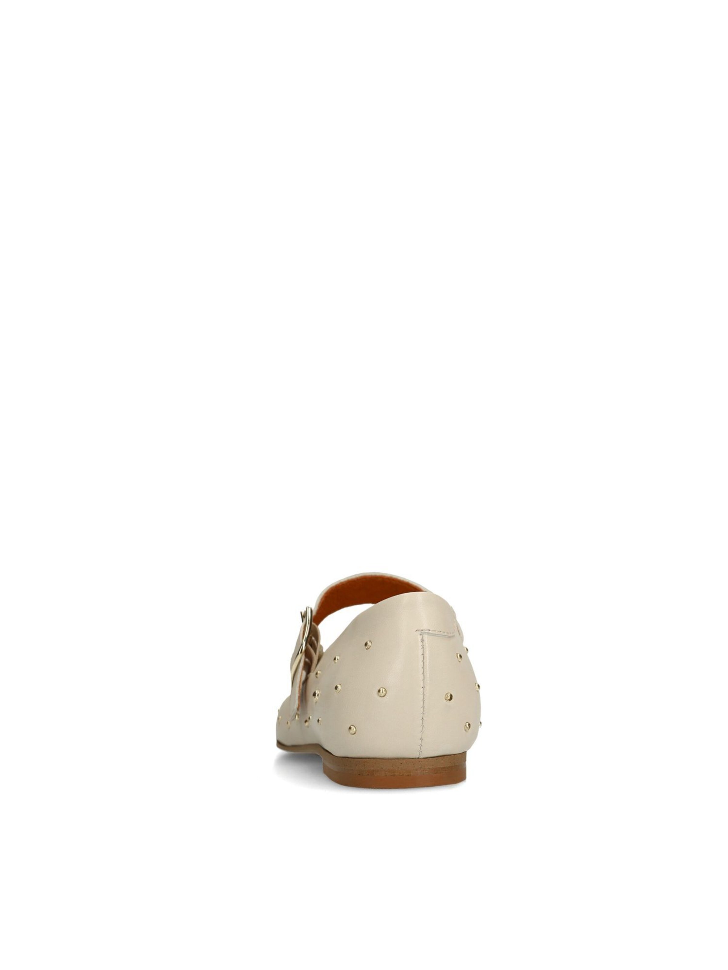 Ballerines à lanières MANFIELD en blanc