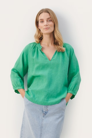 Part Two Blouse 'Elody' in Groen: voorkant