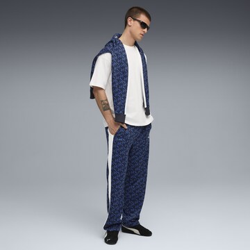 PUMA Loosefit Sportbroek 'T7' in Blauw