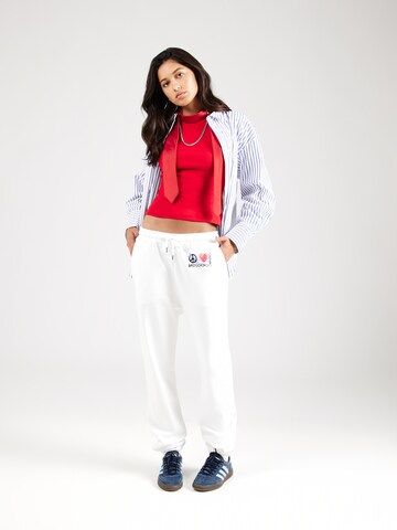 regular Pantaloni di Moschino Jeans in bianco