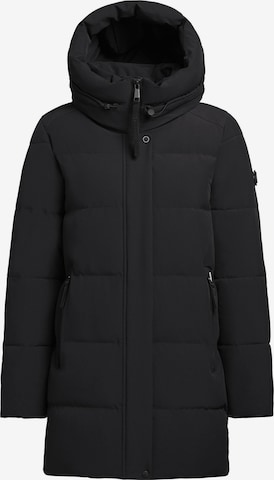 Manteau d’hiver 'Lola-YM' khujo en noir : devant