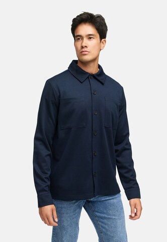 INDICODE JEANS Regular fit Overhemd 'Yuno' in Blauw