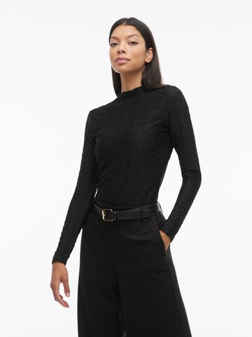 VILA Shirt 'VISAGARA' in Zwart: voorkant