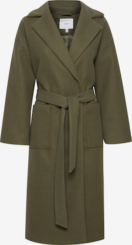 ICHI Between-Seasons Coat 'IHJANNET JA2' in Green: front