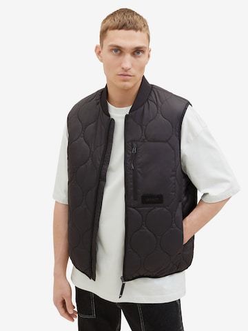 Gilet di TOM TAILOR DENIM in nero