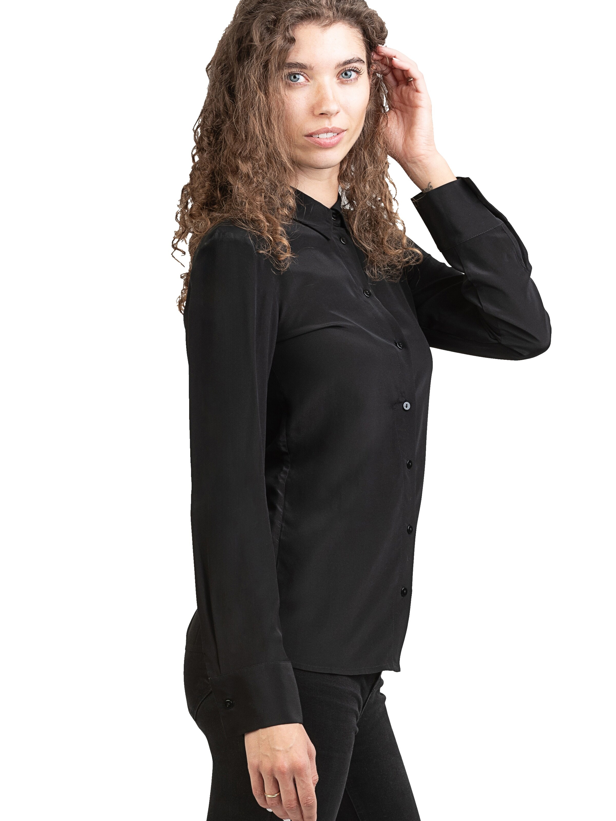 Chemisier 'Seidenbluse Collettoseta' Posh Gear en noir