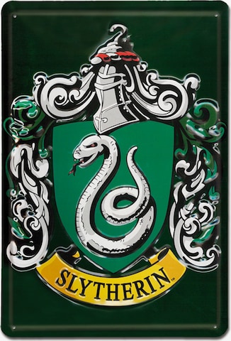 LOGOSHIRT Blechschild 'Harry Potter Slytherin Classic' in Mischfarben: predná strana