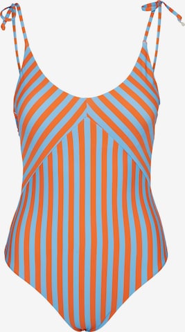 VERO MODA Bralette Swimsuit 'Anju' in Orange: front