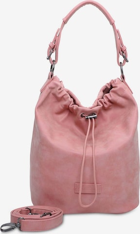 Fritzi aus Preußen Shoulder Bag 'Poppi' in Pink: front