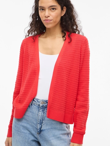 Cardigan 'VILollo' VILA en rouge