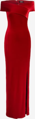 Lauren Ralph Lauren - Vestido de noche 'LUXE' en rojo: frente