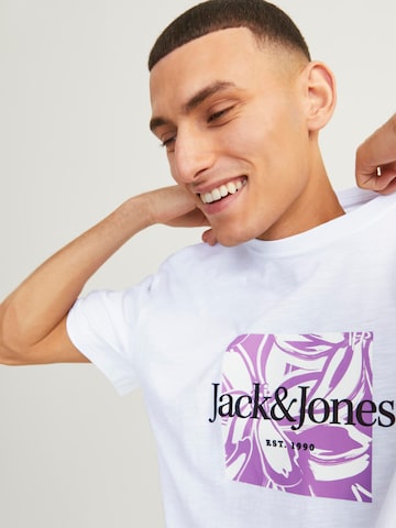 Tricou 'Lafayette' de la JACK & JONES pe alb