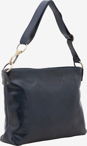 Viola Castellani Schultertasche in Blau: Vorderseite