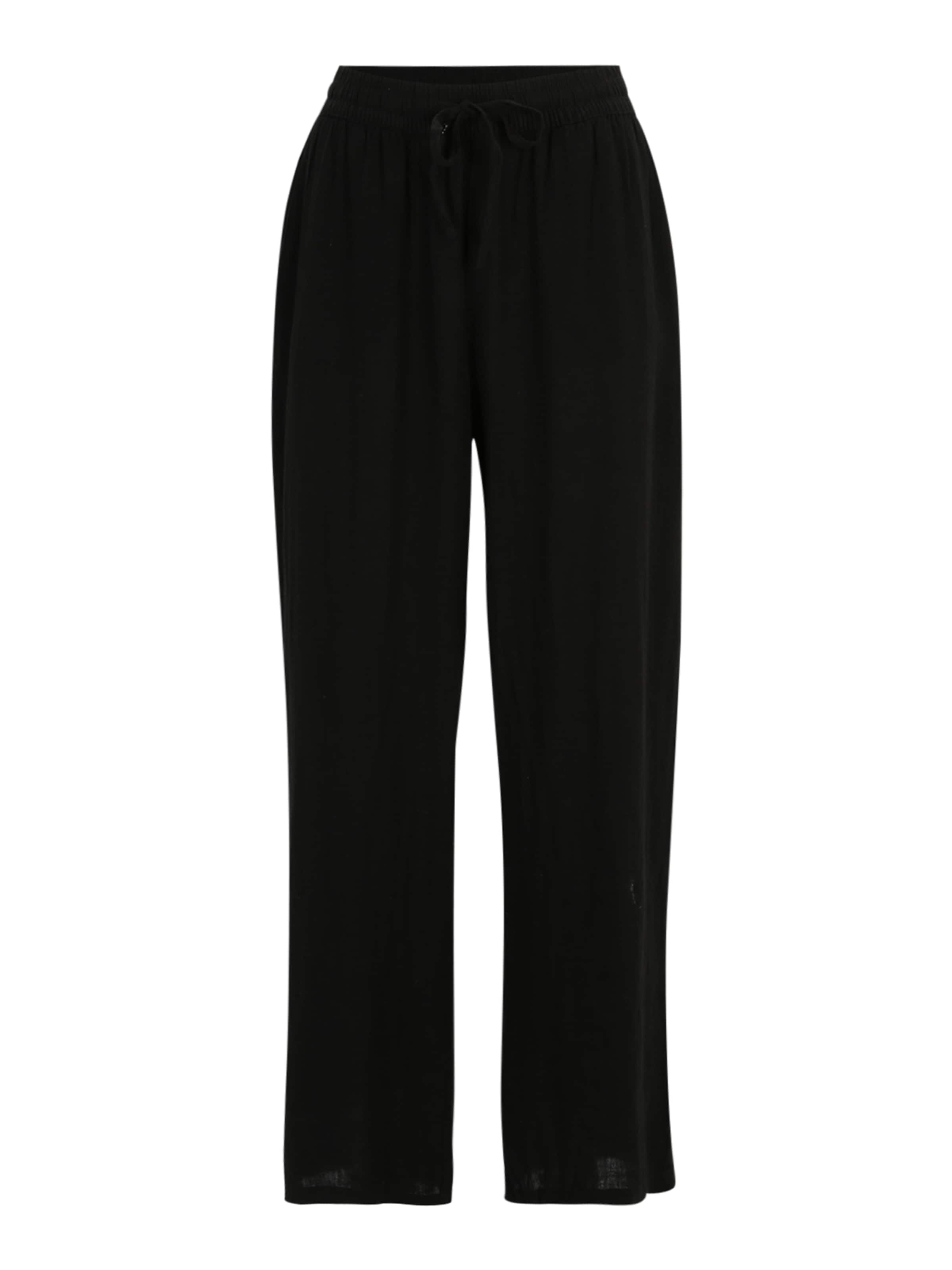 Vero Moda Petite - Loosefit Pantalón 'LINN' en negro: frente