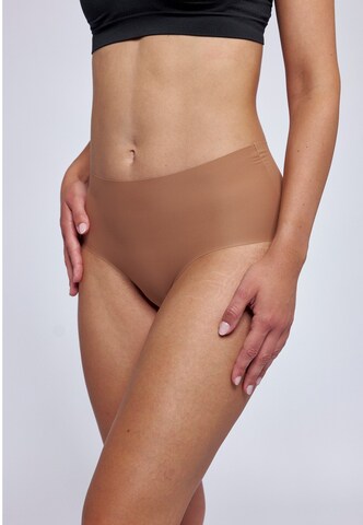 SNOCKS Panty 'Hipster' in Brown: front